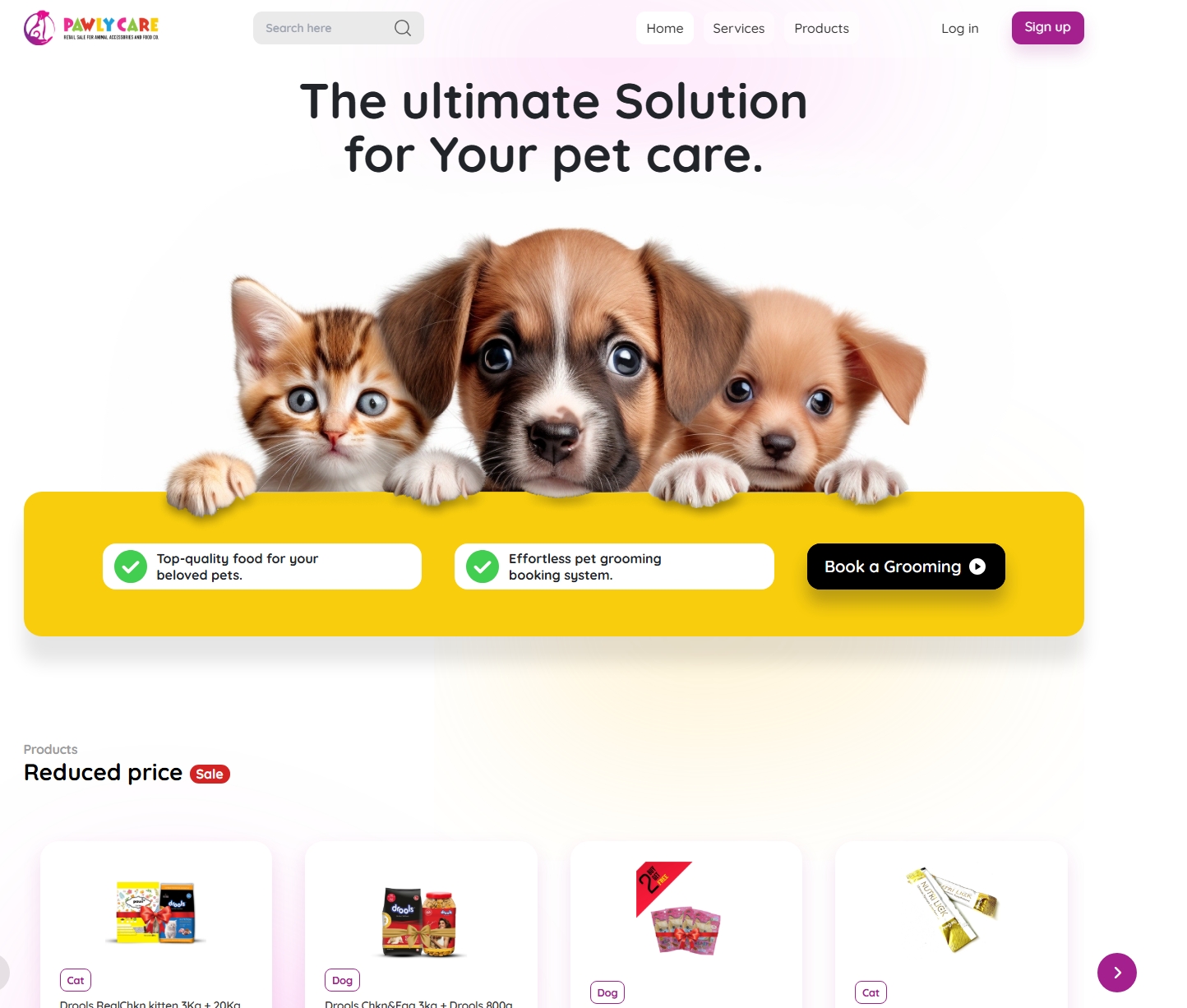 Pawlycare Pet Care Platform